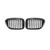 AUTO CAR PARTS BRIGHT BLACK FRONT RADIATOR GRILLE FOR BMW 5 SERIES G30 G31 G38 2016-2019 FOR OE STYLE BODY KIT TUNING