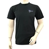 Custom Brand Plain Sport Quick Dry Custom Printing Gym And Fitness Black Tshirt Man