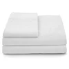luxury cotton hotel and hospital bed sheet white flat sheet