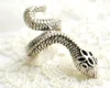 Snake Wrap Ring, Reptile Ring, boa silver ring,