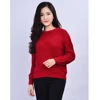 Top Selling Vietnam Sweater With Wholesale Price V Pattern Line Pull Over Woman Crop Sweater Knit