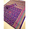 Designer Kanjivaram Silk Heavy Weaving Work Saree
