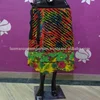 MULTI LONG SKIRTS RASTA COLORS