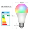 Magic home wifi bulb 8w RGB+warm white smart bulb color change E27