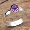 Pave setting kyanite amethyst mystic topaz garnet gemstone jewelry 925 sterling silver ring