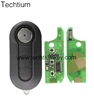 hot sell high quality keyless entry 3 button remote key 433 Mhz with ID Key Shell Case Fob for Fiat 500L 500 500X with logo