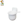 Homeware no residue plastic toilet brush holder with taken cup