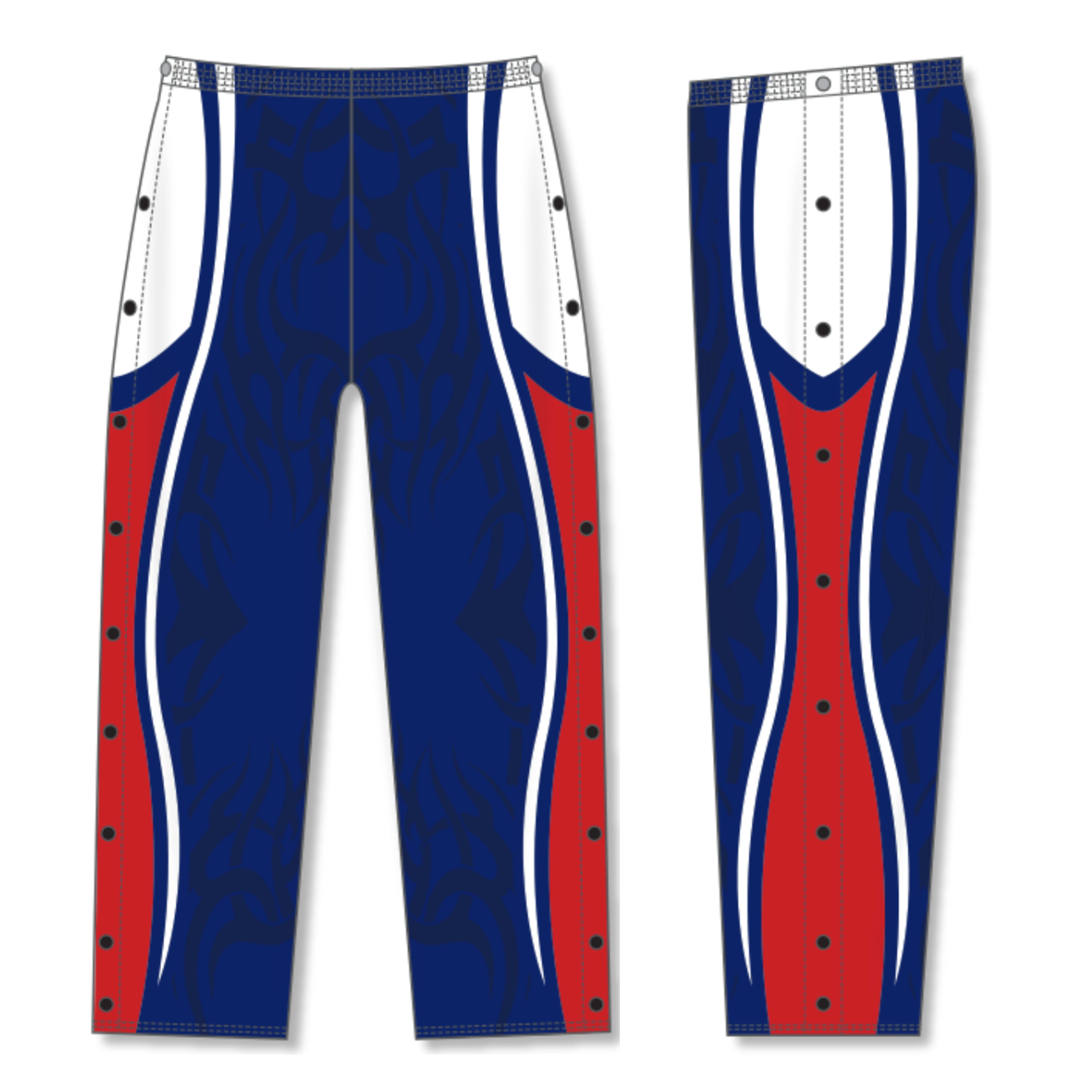 custom warm up pants