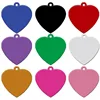 Name Plate Design Metal Pendant Heart Aluminum Blank Sublimation Pet Tags