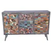 Mango Wood Buffet Classic Color 2 Door 3 Drawer Sideboard