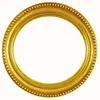 Mirror frame small beaded golden color made in Turkey