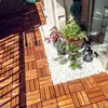 Outdoor Usage and Acacia Wood Flooring Type/ Terrace Wood Decking/ 300*300 Real Wood Deck Tiles