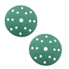 5 Inch 15 holes top selling Grit 400 green sanding disc for automotive paint finishing wood or metal sanding and polishing