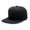 plain snapback cap with 3D logo custom baseball cap with flat peak wholesale blank snapback hats
