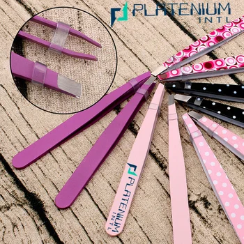 Purple And Pink With A Mixture Of Colorful Eyebrow Tweezers Buy