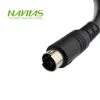 RJ45 6 pin Mini Din Cable UTP Cat5E Custom Cable Assembly