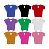 Wholesale Blank Custom T-shirt Shape Id Pet Tag Anodized Aluminum Metal Dog Tag
