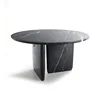 China Nero Margiua marble cutely high quality polishing table with marble top round stone top dining tables for furniture