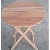 Mini Round Garden Teak Furniture Wood Outdoor Table