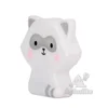 kidsroom decorative Raccoon shaped LR44 batteries operated LED baby night light