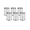 Ski Group Of Round Shape Stainless Steel Glass With Matt Polished