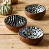 2019 Vietnam natural decorated coconut shell bowl / high quality handmade coconut bowls safe for baby