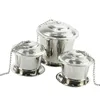Loose Leaf Tea Infuser Stainless steel Tea Strainer with drip tray and scoop