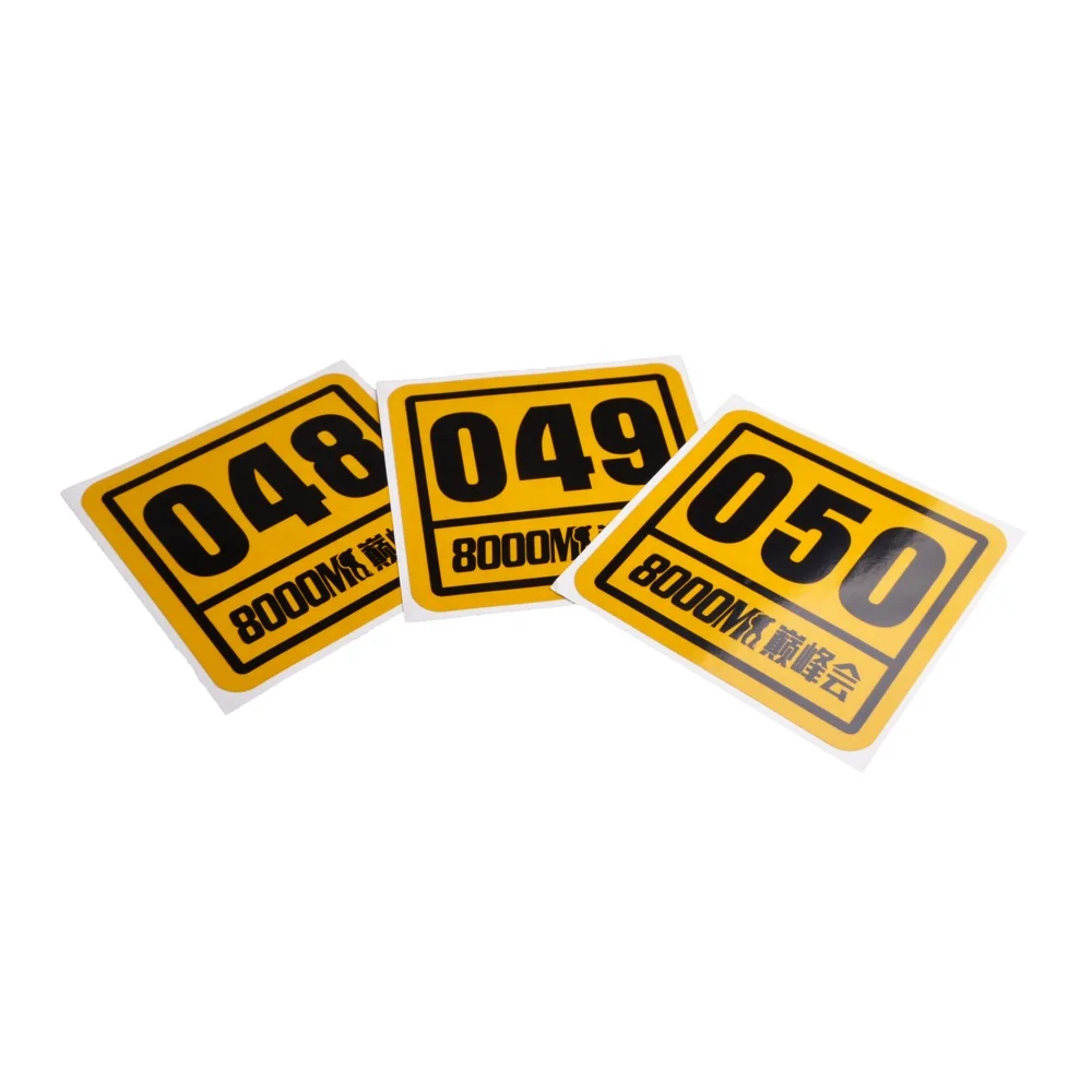 anti radar car number sticker
