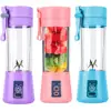 Portable Blender Juicer USB rechargeable smoothie shake maker 6 BLADES 3D fruit mixing machine fruit veg blender juice extractor