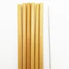 High Quality Multiple Sizes Natural Plant Yellow Bamboo Straws