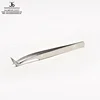 Eyelash Extension Tweezers L Type Volume Narrow Handle 12 cm Mirror Finish Tip View