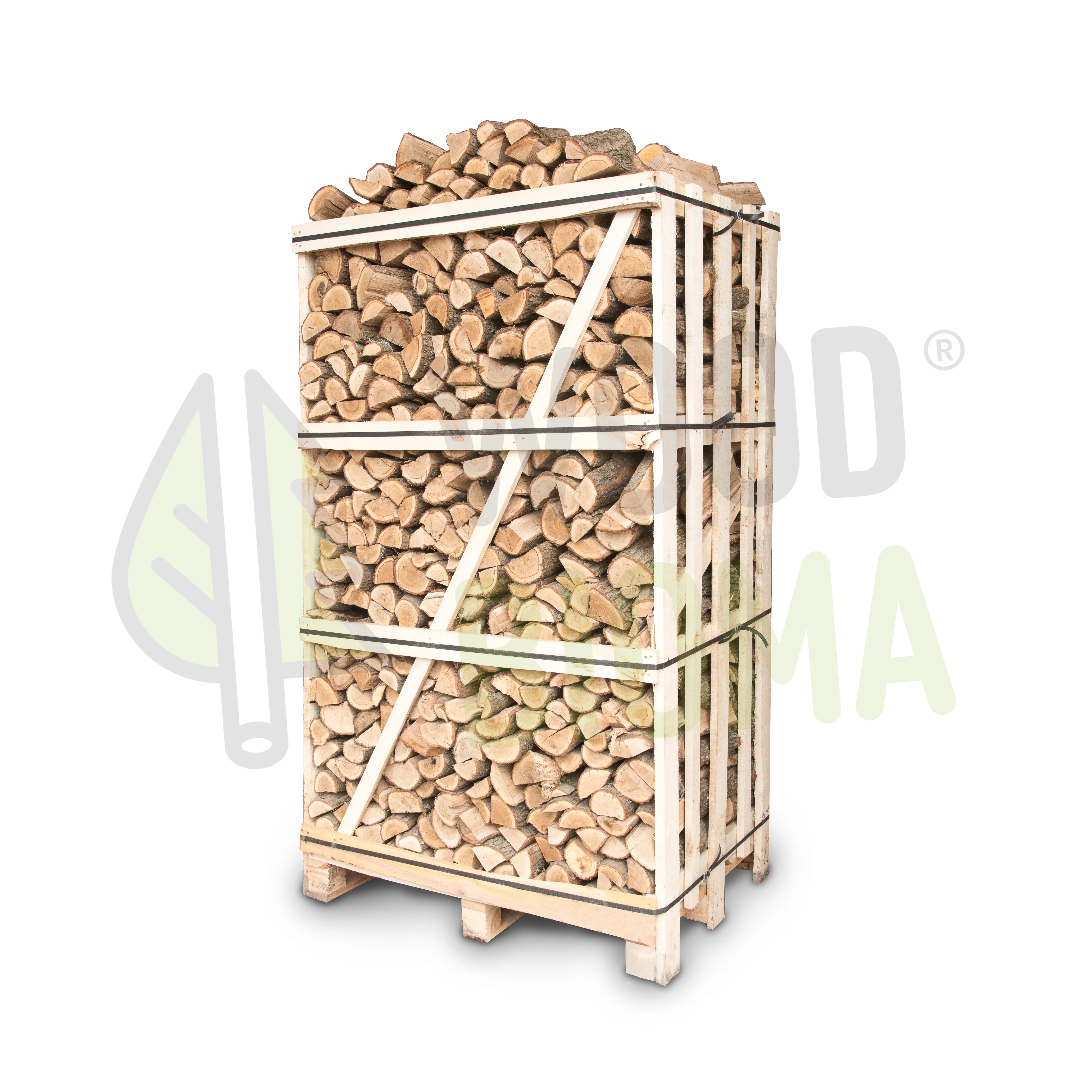 
Kiln dried oak firewood big crates 