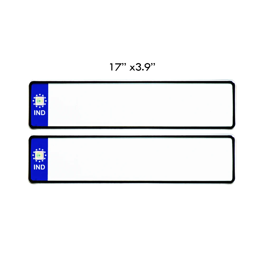 decorative front license plates