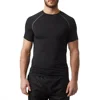 Custom made design your own wholesale short sleeve mens surf swimming rash guard