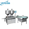YETO Automatic Cosmetic Cream Paste Liquids Heating mixing Filling Machine with turntable