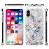 BESTSOLD Anti-Scratch PC TPU Hybrid Clear Back Cover Electroplating Gold Flower Phone Case for iPhone X/XS
