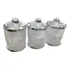Crystals Elements New Tea Coffee Sugar Canister Set Storage Jar