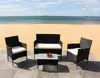 PE Poly Wicker Rattan Outdoor / Garden Furniture - Sofa set