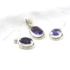 Superb alexandrite gemstone jewelry set 925 sterling silver handmade jewellery wholesaler online