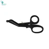 EMT Shears Full Black 7.5" - Nursing Utility Scissor - Multi-Cut Utility Scissors
