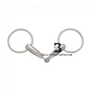 Titanium Horse Bits - Light Weight Titanium Lozenge Jointed Loose Ring Snaffle Horse Bits