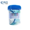 Medical supplier 12 panel urine drug of abuse rapid screen testing round cup