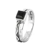 Rare Gemstone Silver Jewelry Black Onyx Ring Handmade Indian Silver Jewelry Supplier