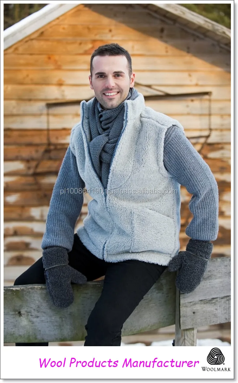 sheep wool vest