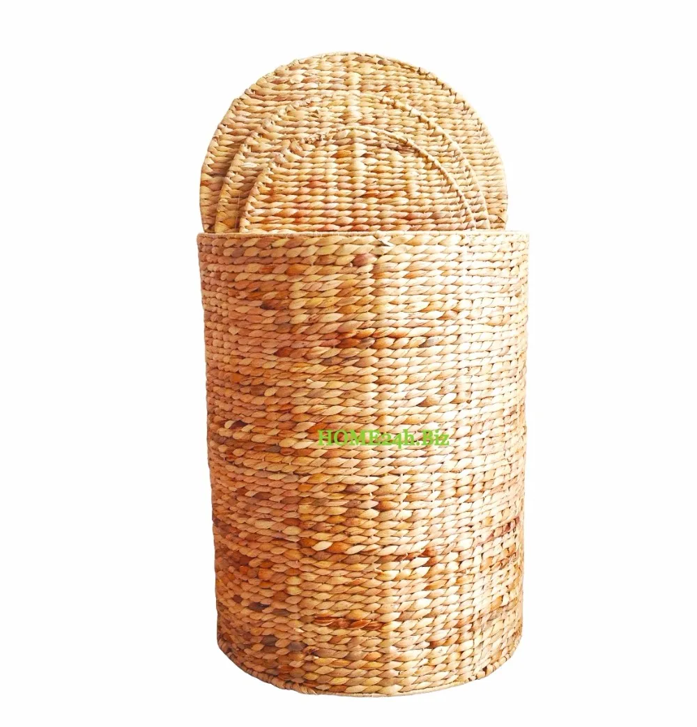 Water Hyacinth Natural Wicker Laundry Basket With Lids Buy Espresso Water Hyacinth Storage Hamper Water Hyacinth Lidded Basket Espresso Baskets For Shelf Espresso Product On Alibaba Com