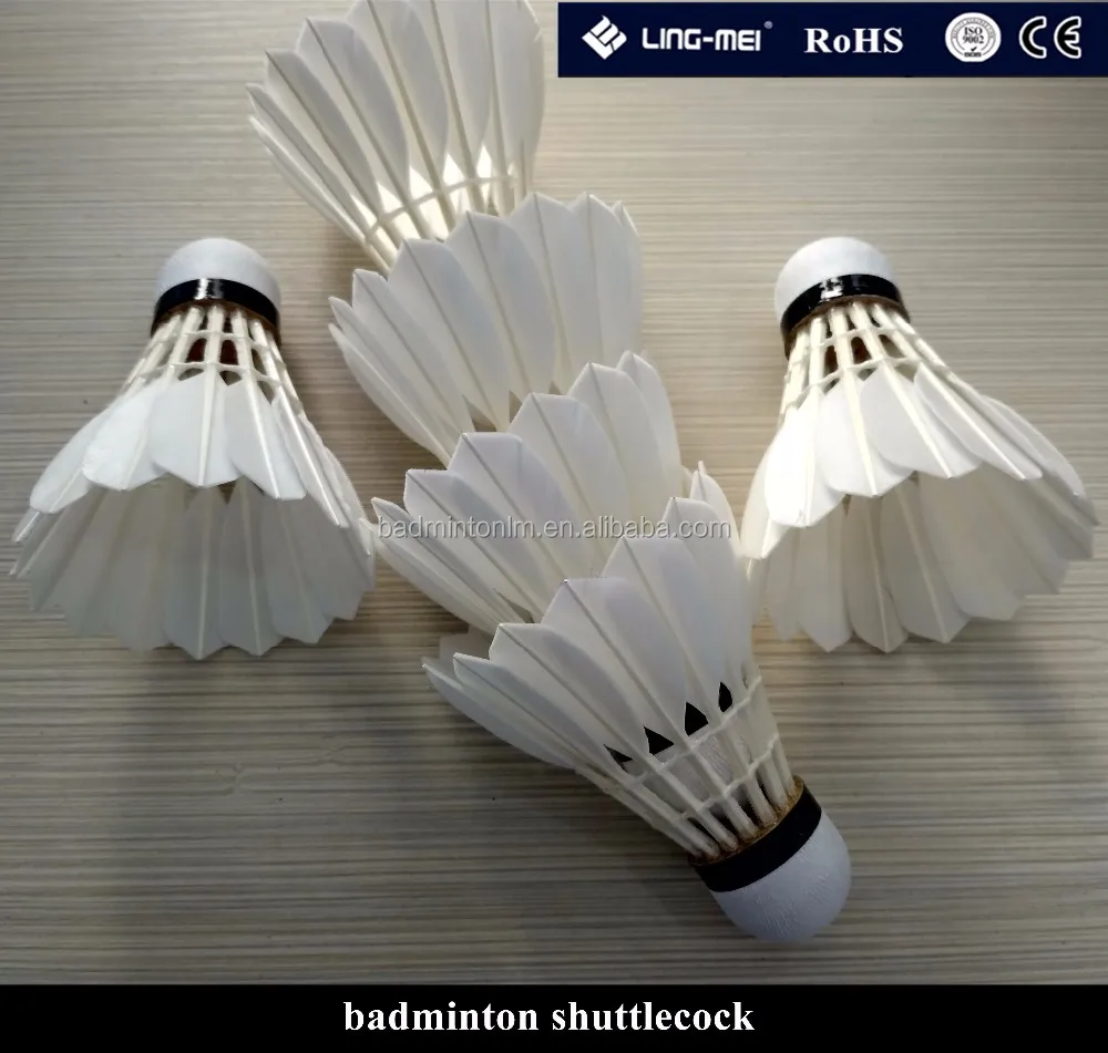 Most Durable Goose Feather Badminton Shuttlecock Cheap Sale For