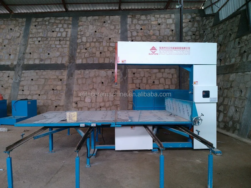 vertical sponge cutting machine 