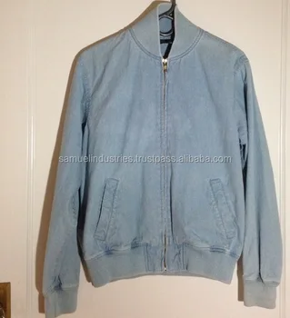 denim bomber jacket