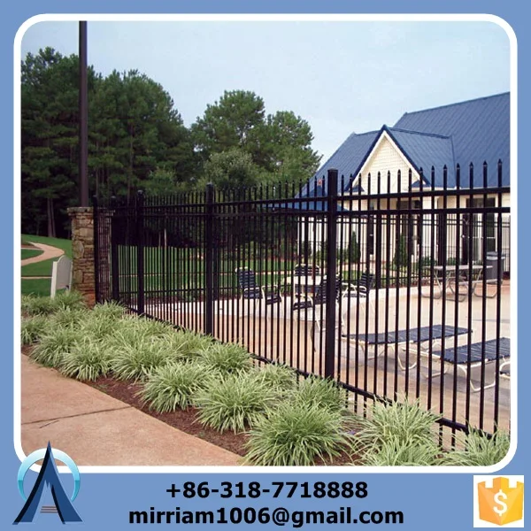 Goodquality Steel Fence/used Aluminium Fence /picket Fence For Sale