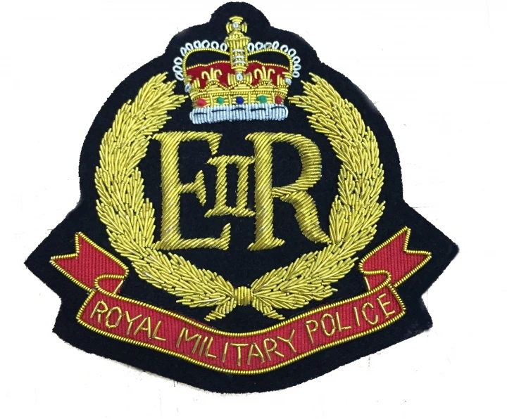 手工刺绣金条西装外套徽章